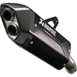 BMW R1300GS 2024 Exhaust, Akrapovic Slip-On Muffler in Titanium Black S-B13SO4-HJGTBL