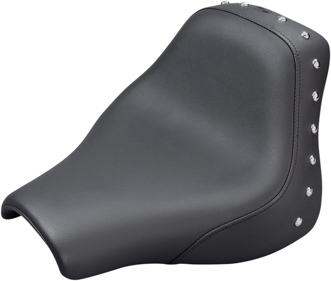 SADDLEMEN Seat - Renegade Solo - Black - Studded 818-28-001