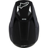 ALPINESTARS Youth SM3 Motorcycle Helmet - Solid - Matte Black - Small 8302225-110-YS