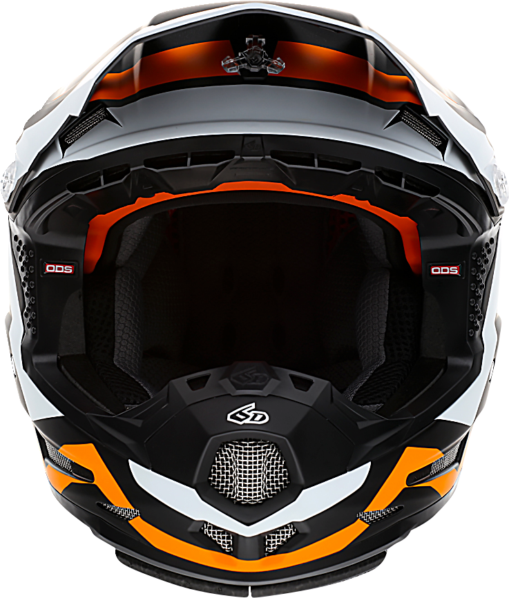 6D ATR-2Y Motorcycle Helmet - Drive - Neon Orange - Small 11-6310