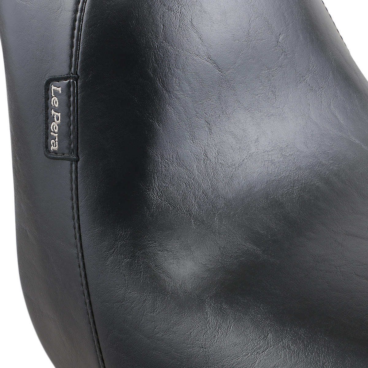 LE PERA Bare Bones Solo Seat - Smooth - Black - FXST LGK-007