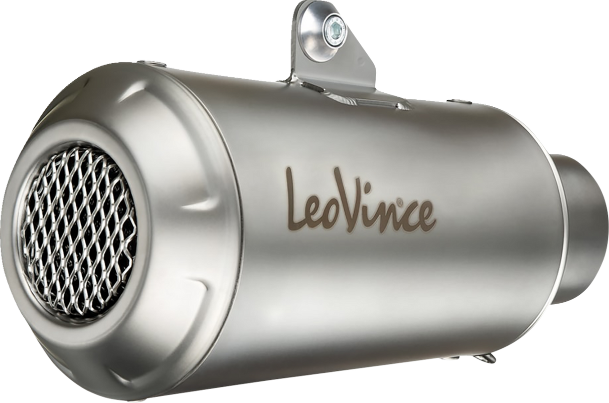 LEOVINCE LV-10 Slip-On Muffler - Stainless Steel 15226