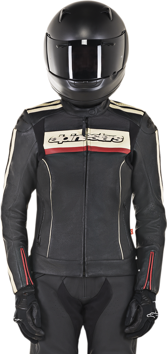 ALPINESTARS Women Stella Dyno v2 Jacket - Black/Red - US 28 / EU 44 3112518-1830-44