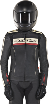 ALPINESTARS Women Stella Dyno v2 Jacket - Black/Red - US 28 / EU 44 3112518-1830-44