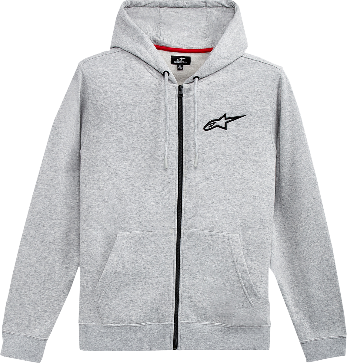 ALPINESTARS Ageless Zip Hoodie - Heather Gray/Black - 2XL 12125360011262X