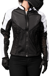 ICON Women's Mesh™ AF Jacket - White/Black - XS 2822-1490