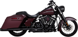 VANCE & HINES 4.5" Torquer Mufflers for FL - Black fits  road glide and Road King models  2017-2024    46674