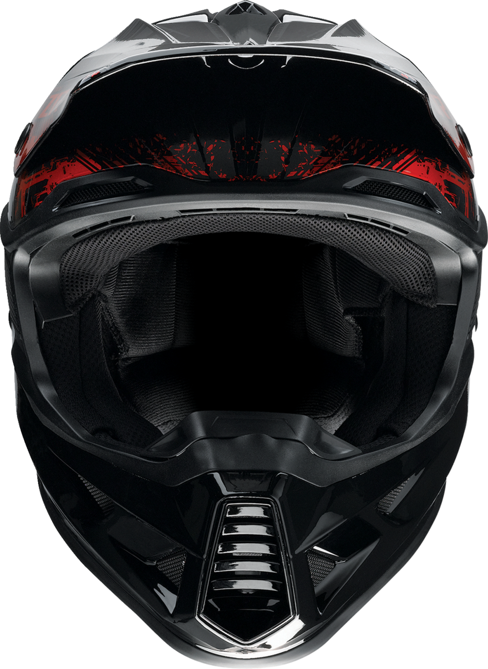 Z1R F.I. Motorcycle Helmet - Fractal - MIPS - Red - Medium 0110-7782