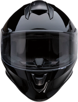 Z1R Youth Warrant Motorcycle Helmet - Gloss Black - Medium 0102-0243