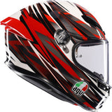 AGV K6 S Motorcycle Helmet - Reeval - White/Red/Gray - Large 2118395002-023-L