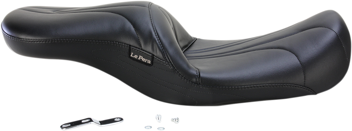 LE PERA Sorrento 2-Up Seat - Stitched - Black - FL LK-907PY