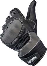 BILTWELL Bridgeport Gloves - Gray - Large 1509-1101-304