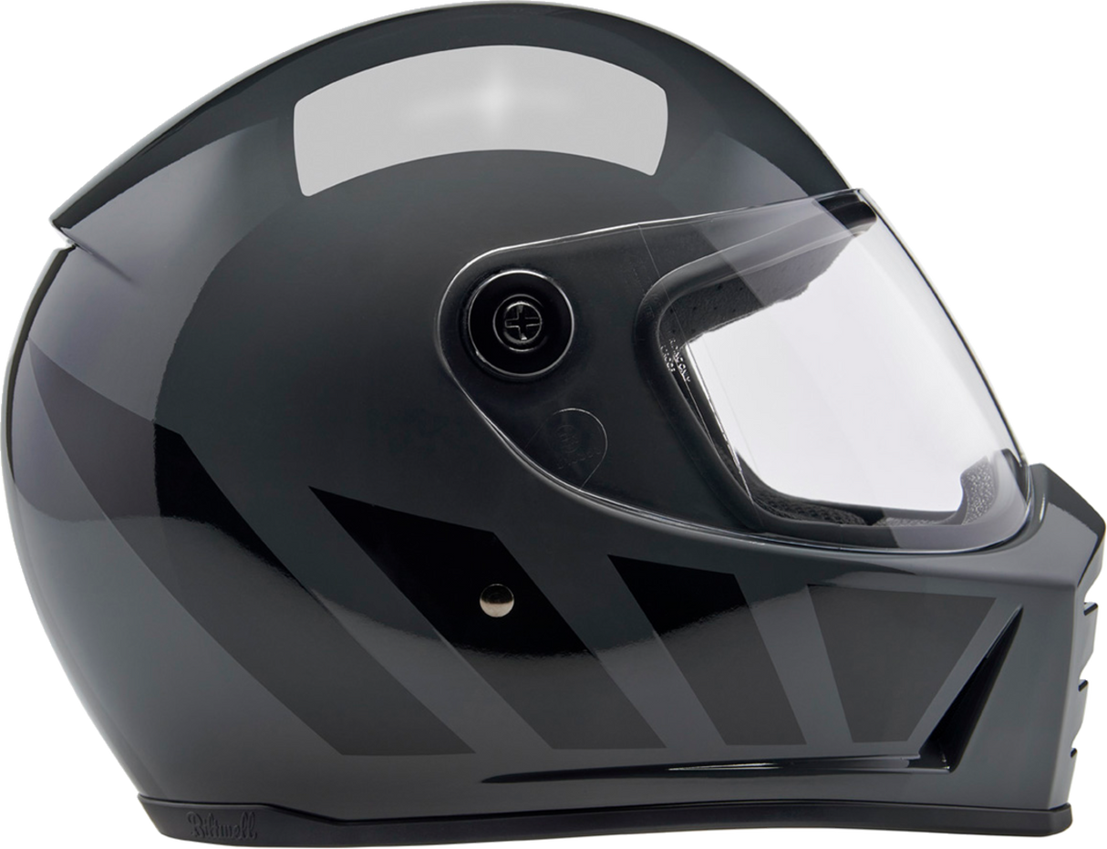 BILTWELL Lane Splitter Motorcycle Helmet - Storm Gray Inertia - Large 1004-569-504