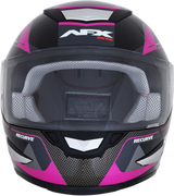 AFX FX-99 Motorcycle Helmet - Recurve - Black/Fuchsia - Large 0101-11104