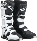 MOOSE RACING Qualifier Boots - Black/White - Size 10 3410-2602