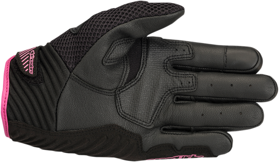 ALPINESTARS Women Stella SMX-1 Air V2 Gloves - Black/Fuchsia - Medium 3590518-1039-M