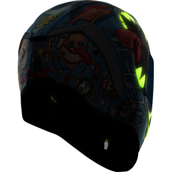 ICON Airform™ Motorcycle Helmet - 9 Lives - Blue - Medium 0101-17385