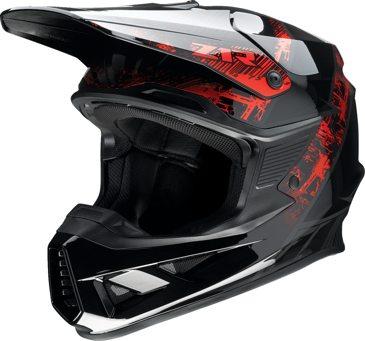 Z1R F.I. Motorcycle Helmet - Fractal - MIPS - Red - 2XL 0110-7785