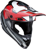 Z1R Rise Motorcycle Helmet - MC - Red/Gray - Large 0110-7211