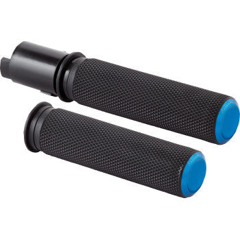 ARLEN NESS Grips - Knurled - TBW - Blue 500-053