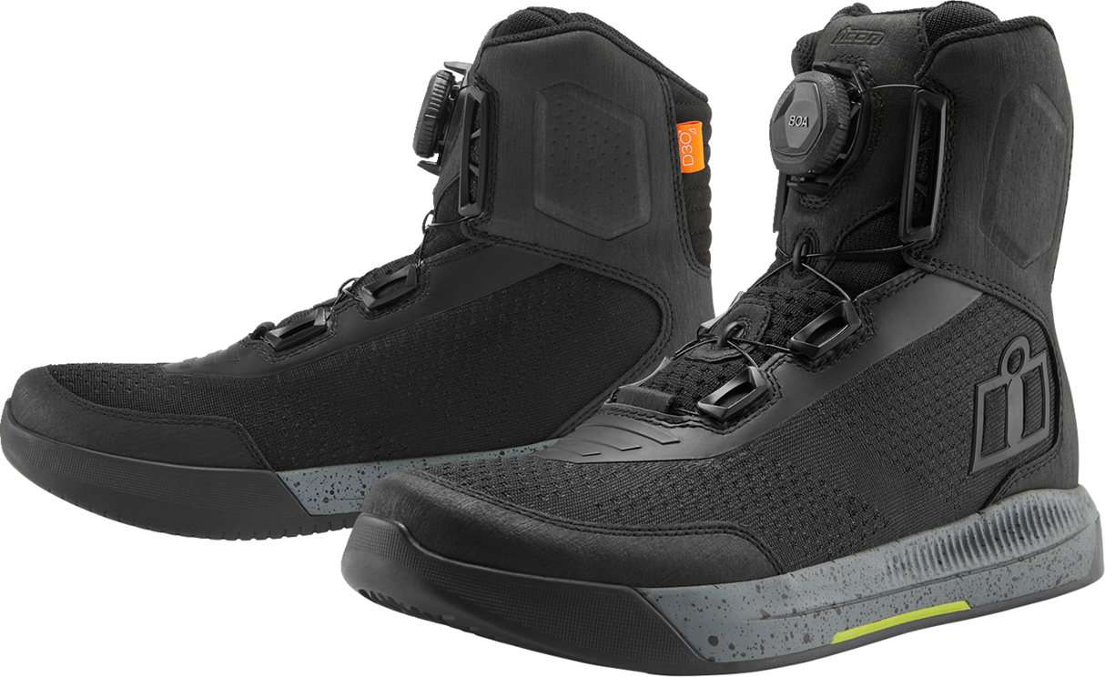 ICON Overlord™ Vented CE Boots - Black - Size 9.5 3403-1260