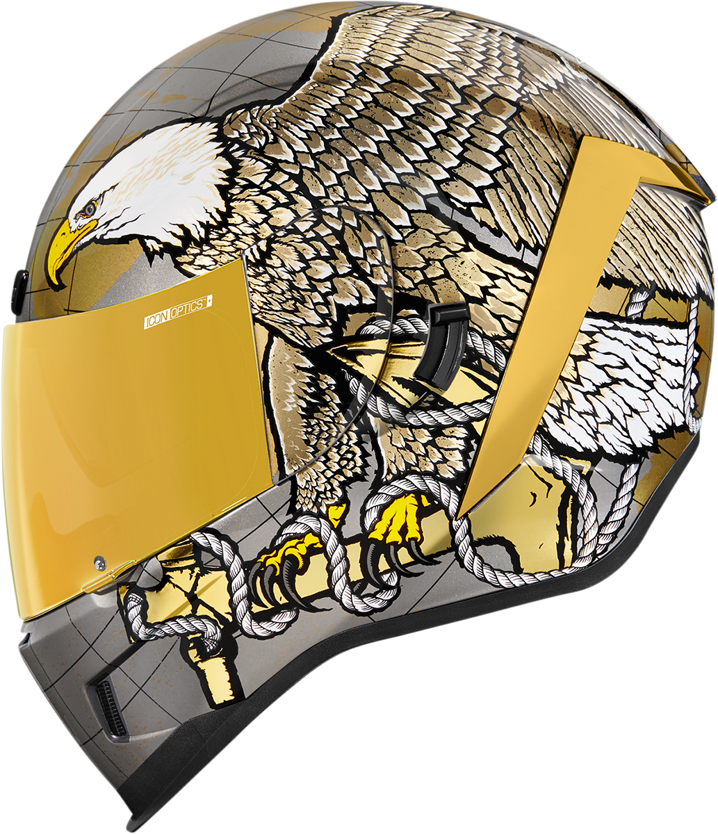 ICON Airform™ Motorcycle Helmet - Semper Fi - Gold - XS 0101-13663