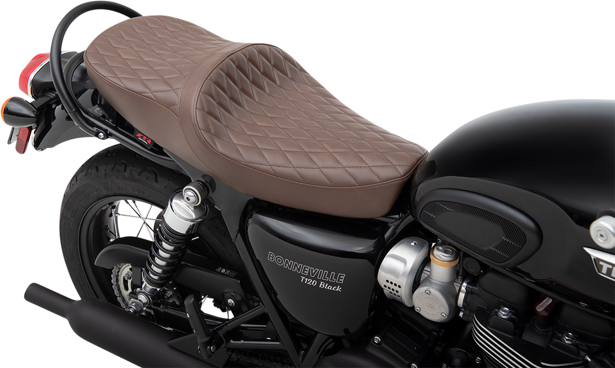 Z1R Low TR Seat - Diamond - Brown - Vinyl 0810-2219