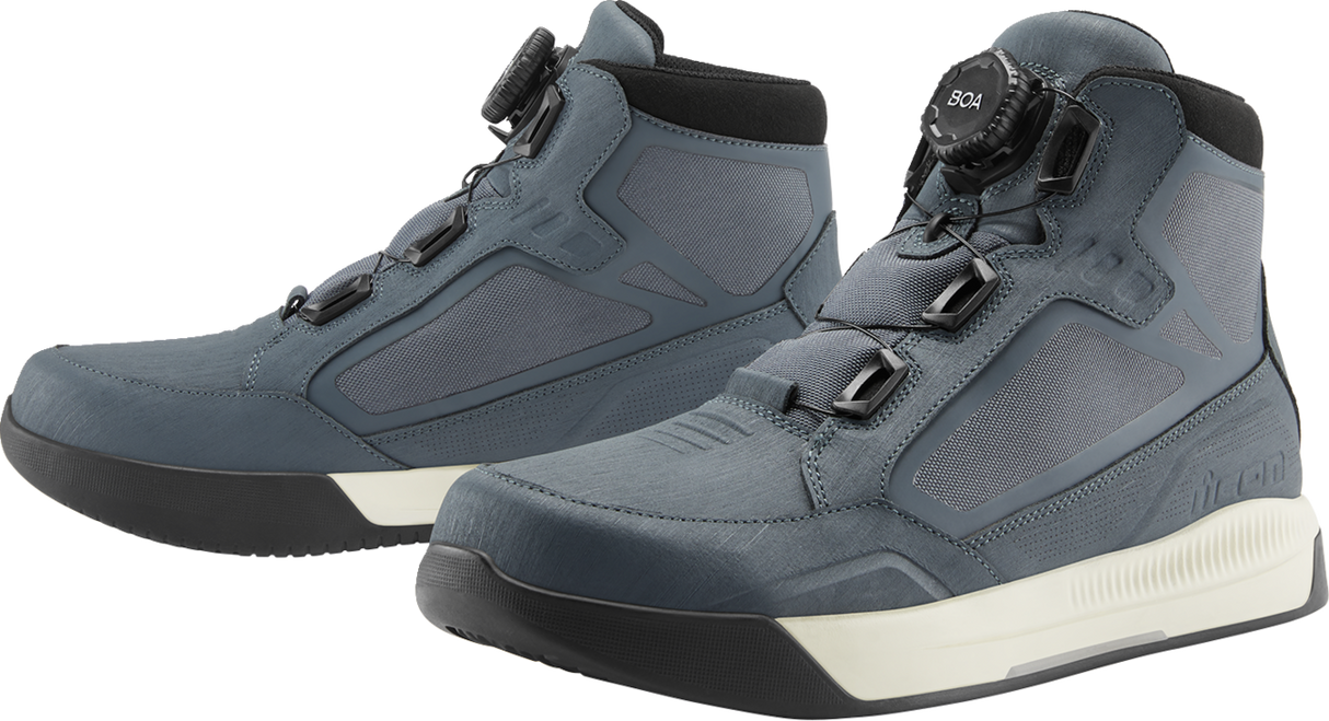 ICON Patrol 3™ Waterproof Boots - Grey - Size 10.5 3403-1298