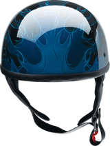 Z1R CC Beanie Motorcycle Helmet - Hellfire - Blue - Small 0103-1332