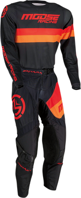 MOOSE RACING Sahara Pants - Black/Orange/Red - 32 2901-9065