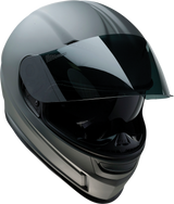 Z1R Jackal Motorcycle Helmet - Primer Gray - Smoke - Medium 0101-14001