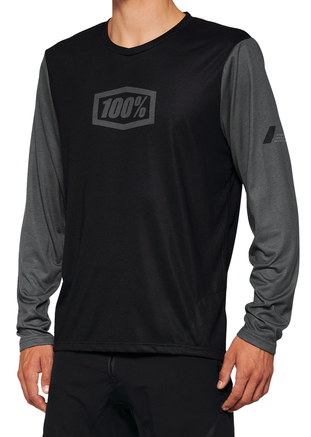 100% Airmatic Long-Sleeve Jersey - Black - Large 40019-00002