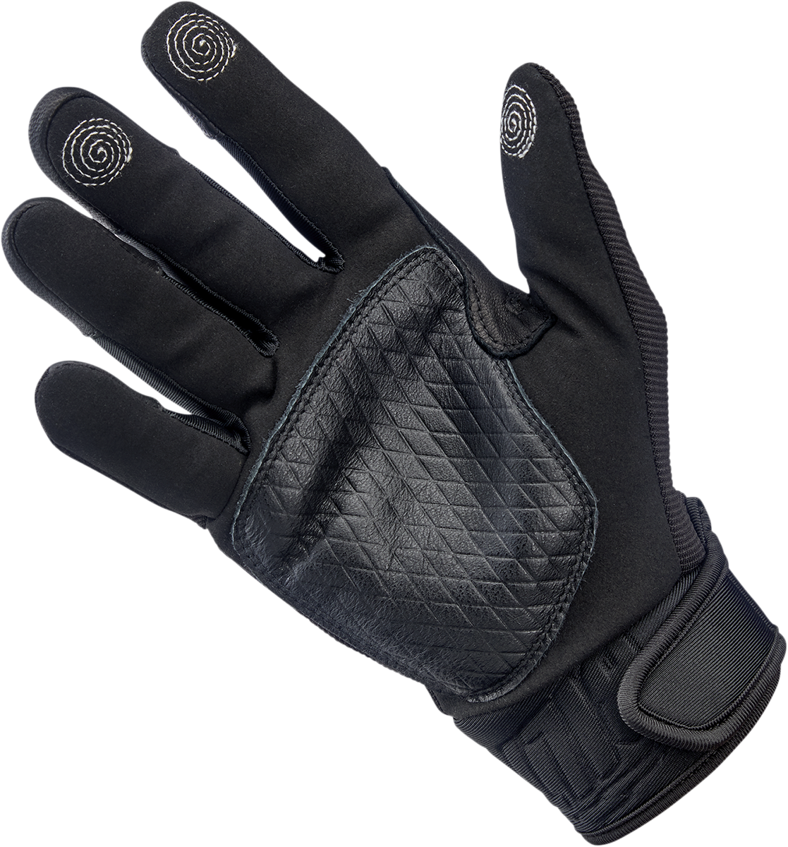 BILTWELL Baja Gloves - Black Out - XL 1508-0101-305