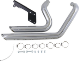 VANCE & HINES Shortshots Staggered Exhaust System - Chrome 17229