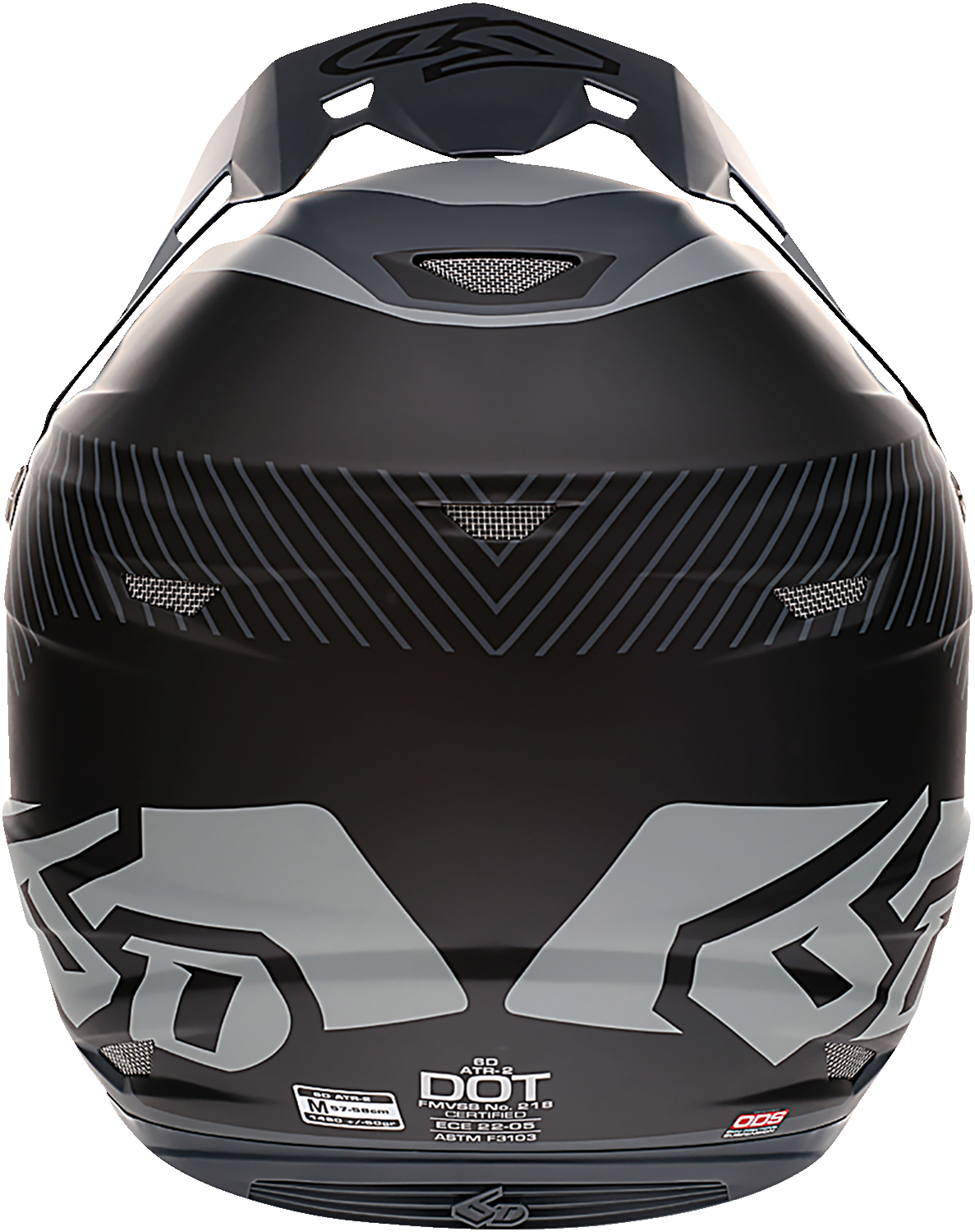 6D ATR-2 Motorcycle Helmet - Fusion - Black - 2XL 12-2909