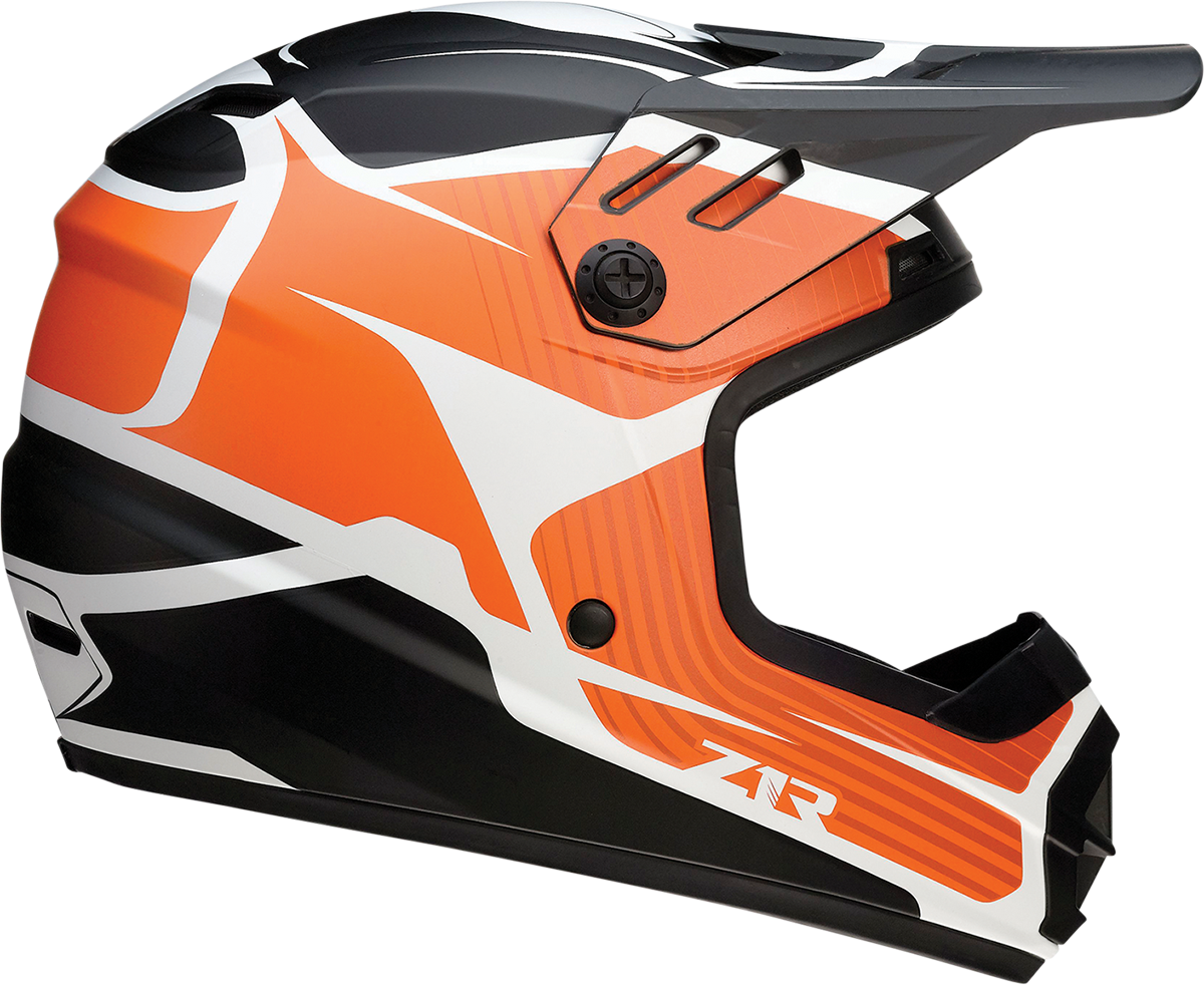 Z1R Youth Rise Motorcycle Helmet - Flame - Orange - Small 0111-1442