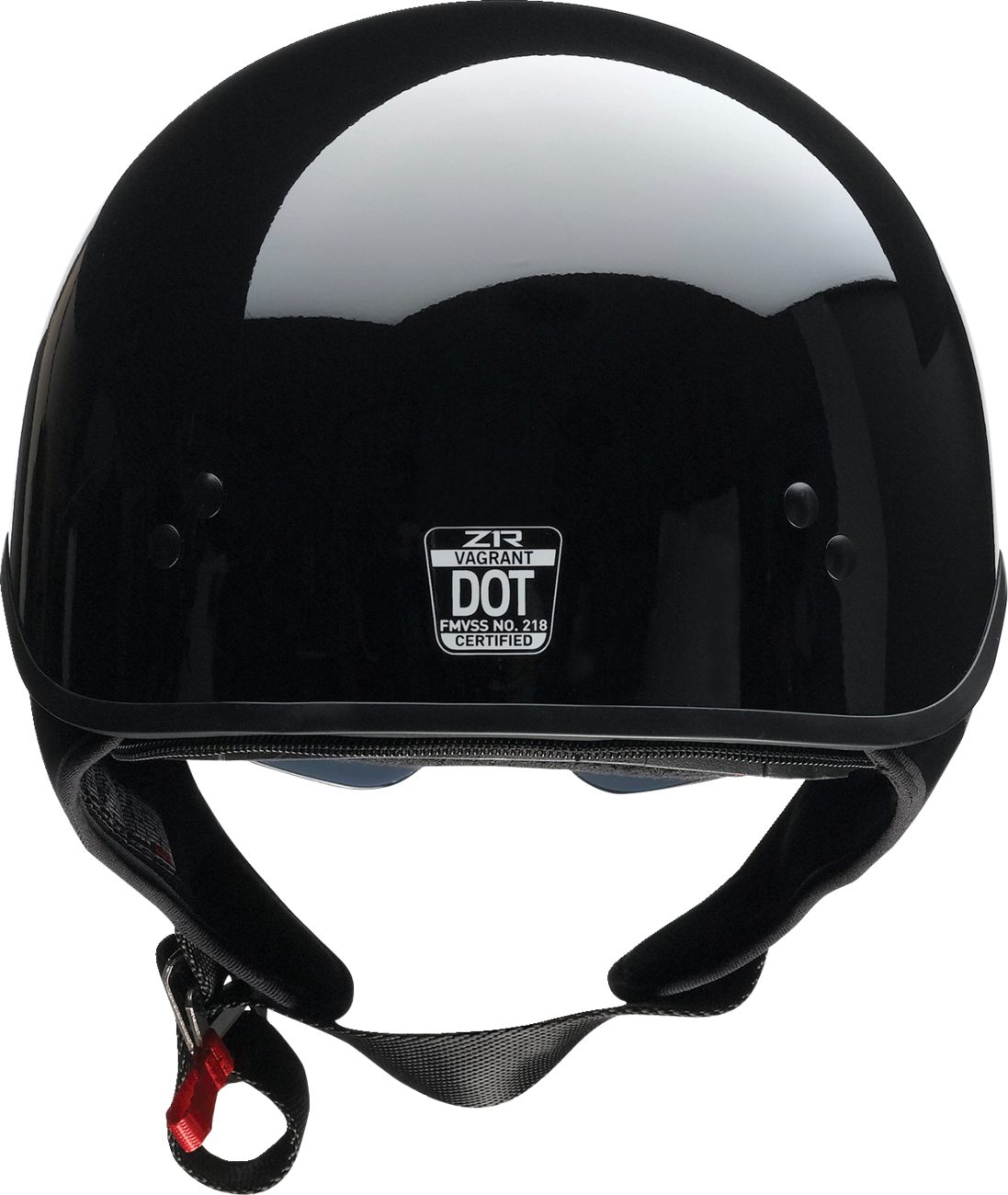 Z1R Vagrant NC Motorcycle Helmet - Black - XS 0103-1366