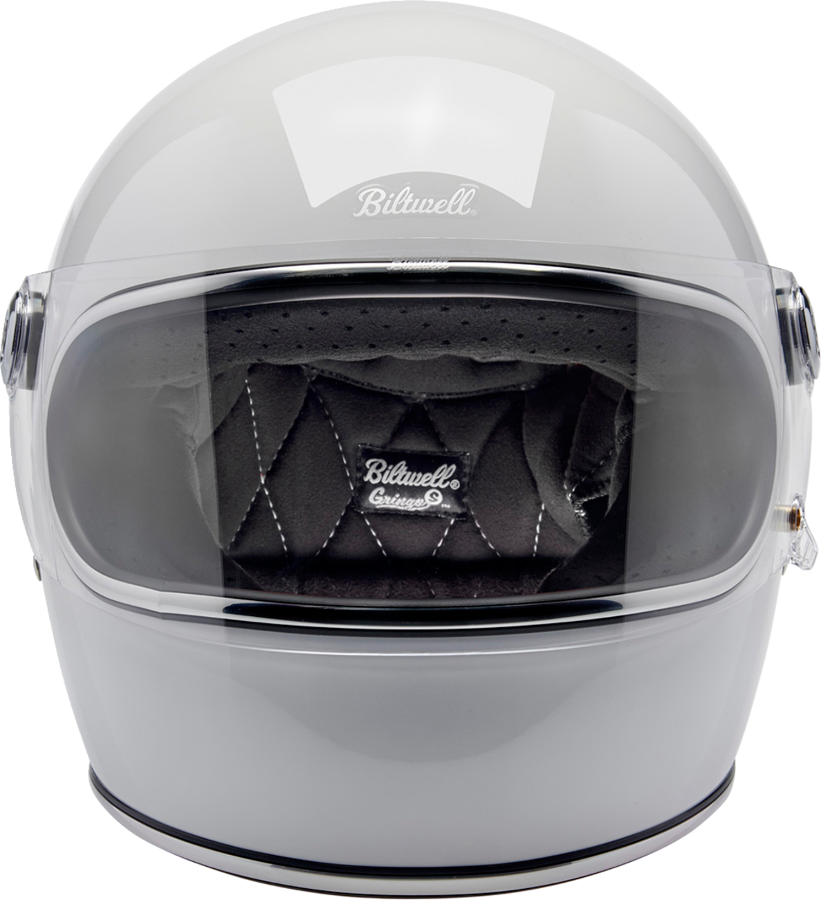 BILTWELL Gringo S Motorcycle Helmet - Gloss White - Medium 1003-102-503