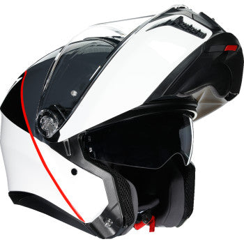 AGV Tourmodular Motorcycle Helmet - Balance - White/Gray/Red - Small 211251F2OY00210