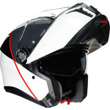 AGV Tourmodular Motorcycle Helmet - Balance - White/Gray/Red - Large 211251F2OY00214