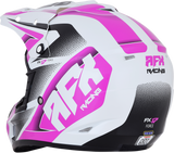 AFX FX-17 Motorcycle Helmet - Force - Pearl White/Fuchsia - XS 0110-5255