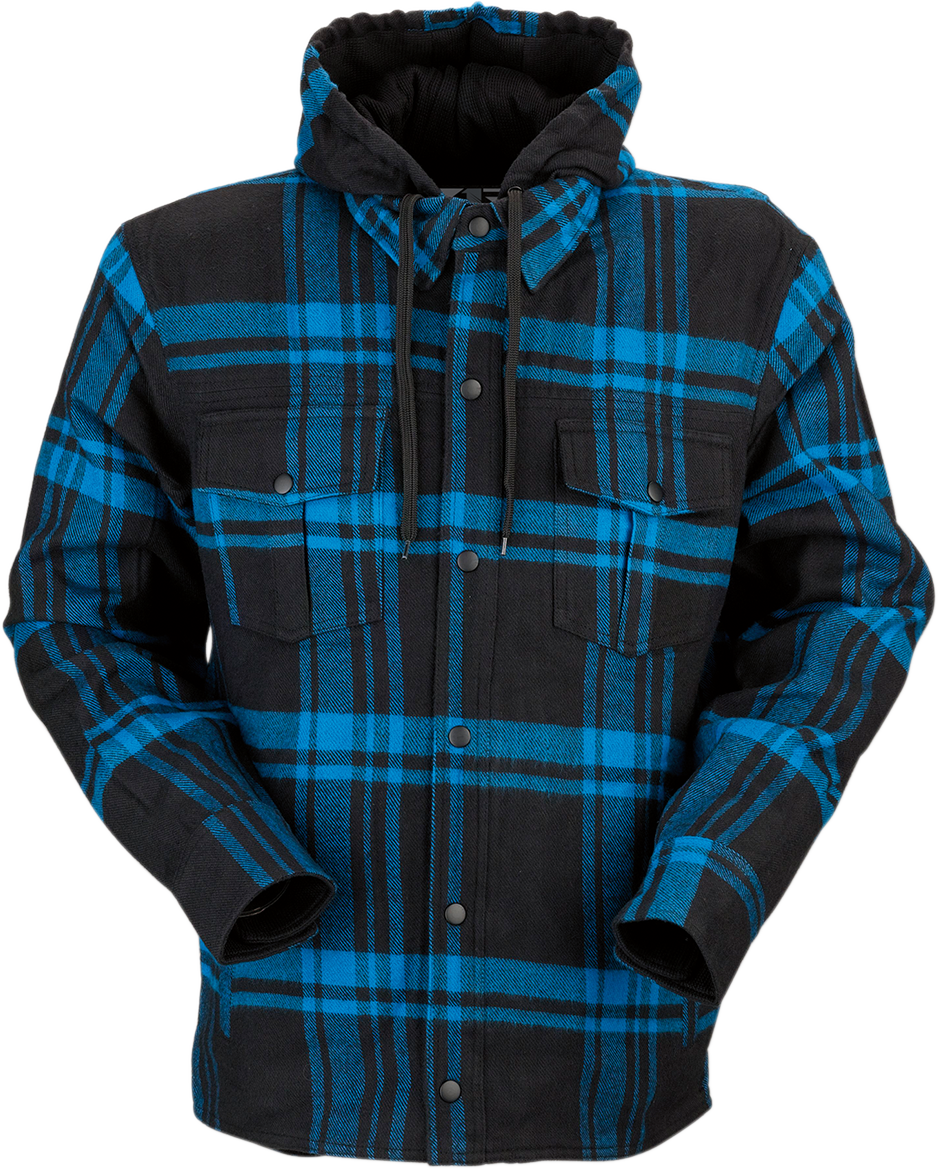 Z1R Timber Flannel Shirt - Black/Blue - 2XL 3040-2844