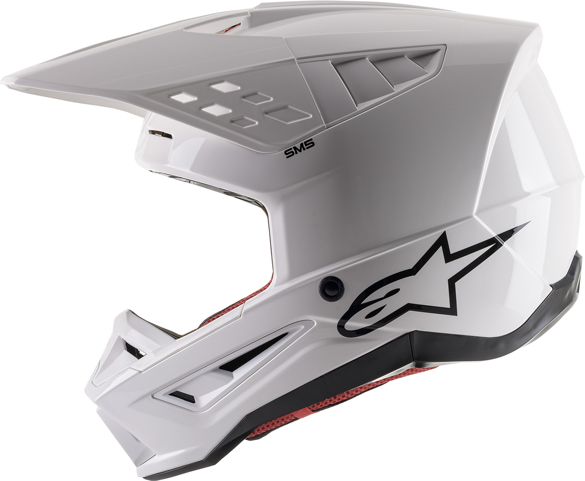 ALPINESTARS SM5 Motorcycle Helmet - Solid - Gloss White - 2XL 8303121-2180-2X