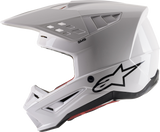 ALPINESTARS SM5 Motorcycle Helmet - Solid - Gloss White - 2XL 8303121-2180-2X