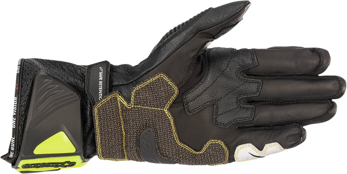 ALPINESTARS GP Tech v2 Gloves - Black/Fluo Yellow/White/Fluo Red - XL 3556622-1503-XL