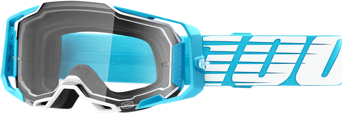 100% Armega Goggles - Oversized Sky - Clear 50004-00010