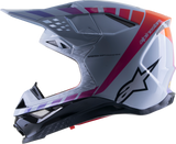 ALPINESTARS Supertech M10 Motorcycle Helmet - Daytona - MIPS® - Haze Gray/Orange Fluo/Rhodamine - XL 8302423-9243-XL