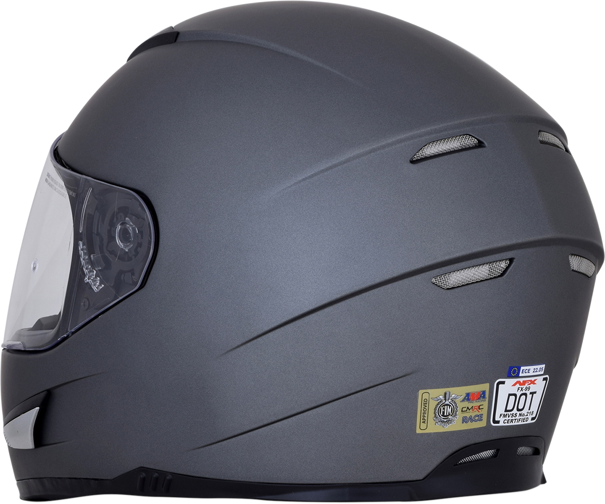 AFX FX-99 Motorcycle Helmet - Frost Gray - Small 0101-11061