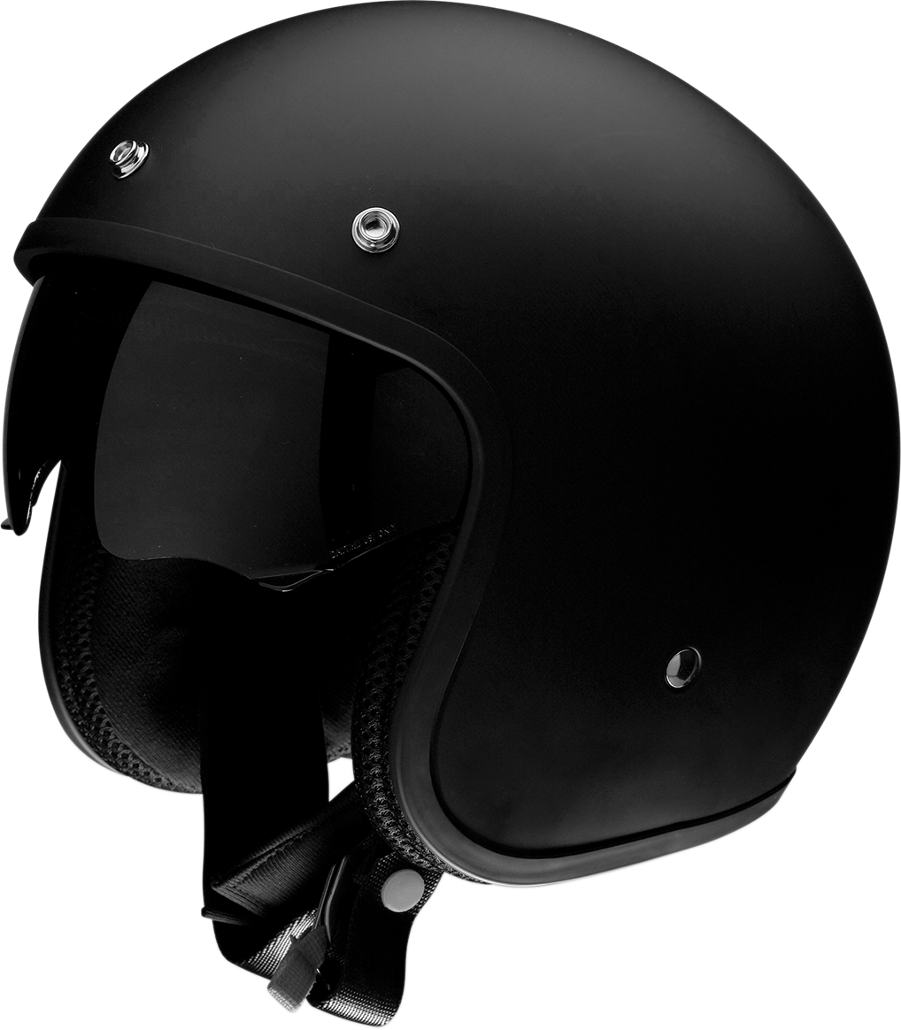 Z1R Saturn SV Motorcycle Helmet - Flat Black - Small 0104-2259