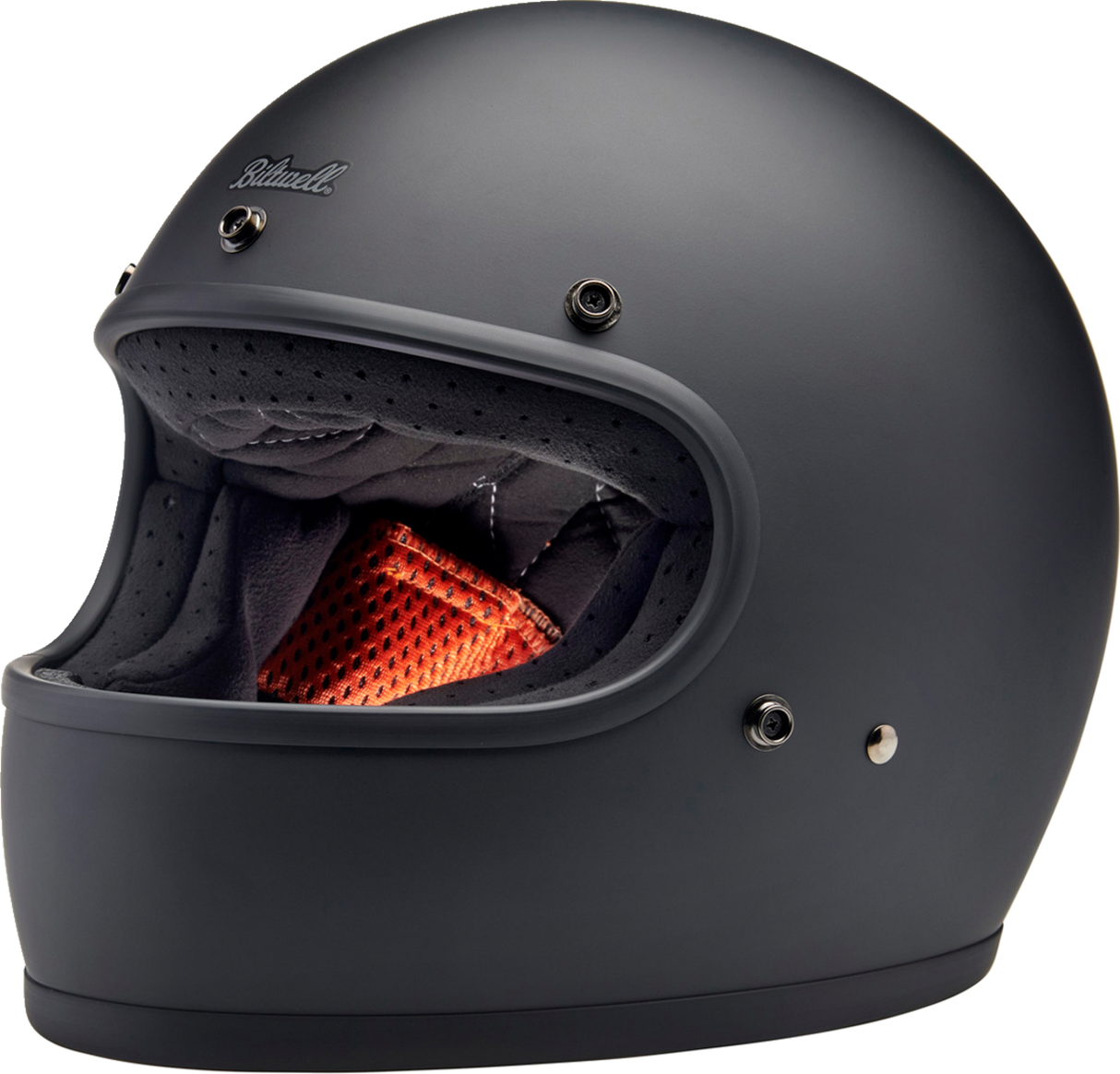 BILTWELL Gringo S Motorcycle Helmet - Flat Black - Large 1003-201-504